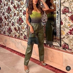 MANGO faux leather tourers blogger insta favorite pants